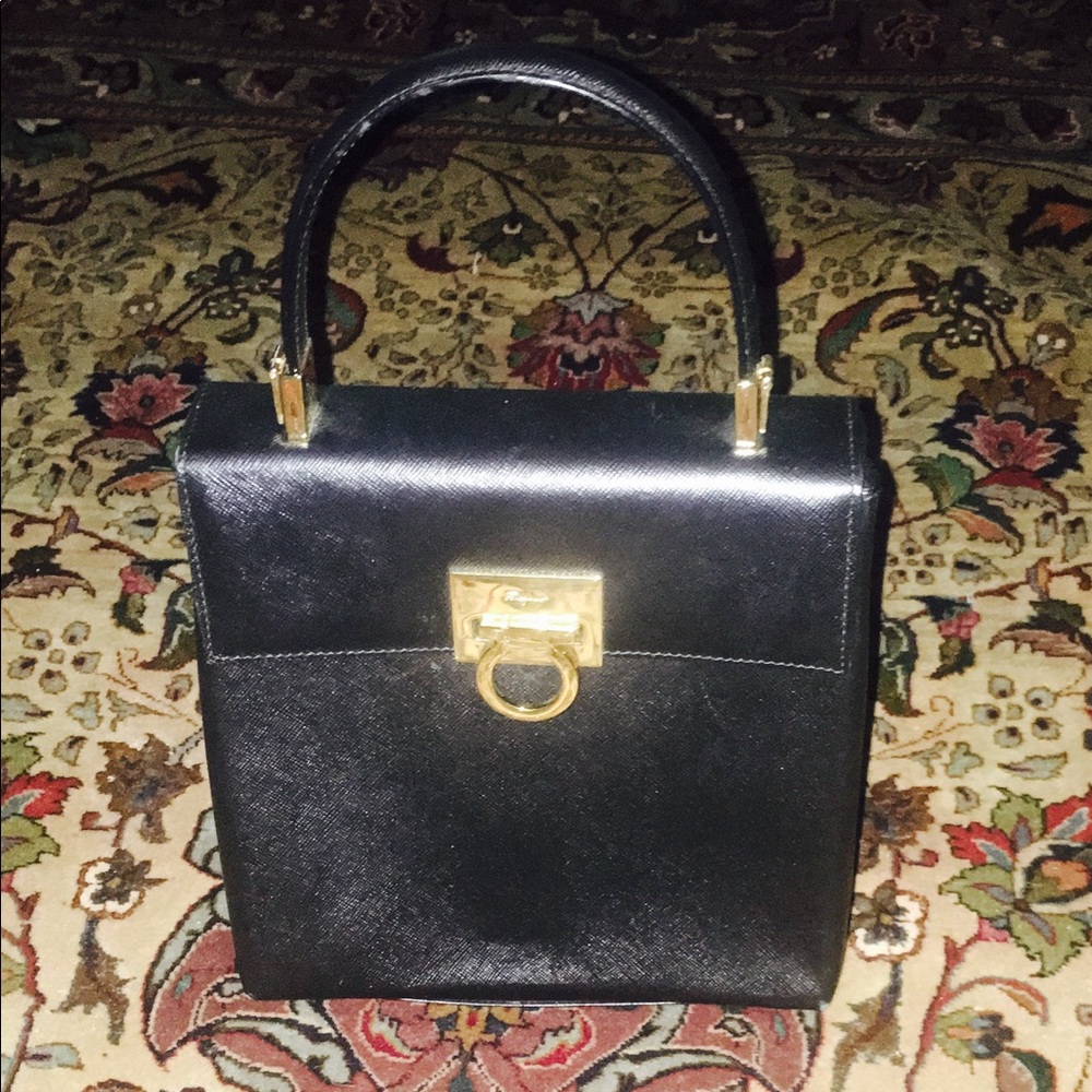 Authentic Salvatore Ferragamo handbag.